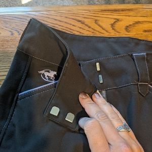 SmartPak Piper Full seat breeches gray/lavender